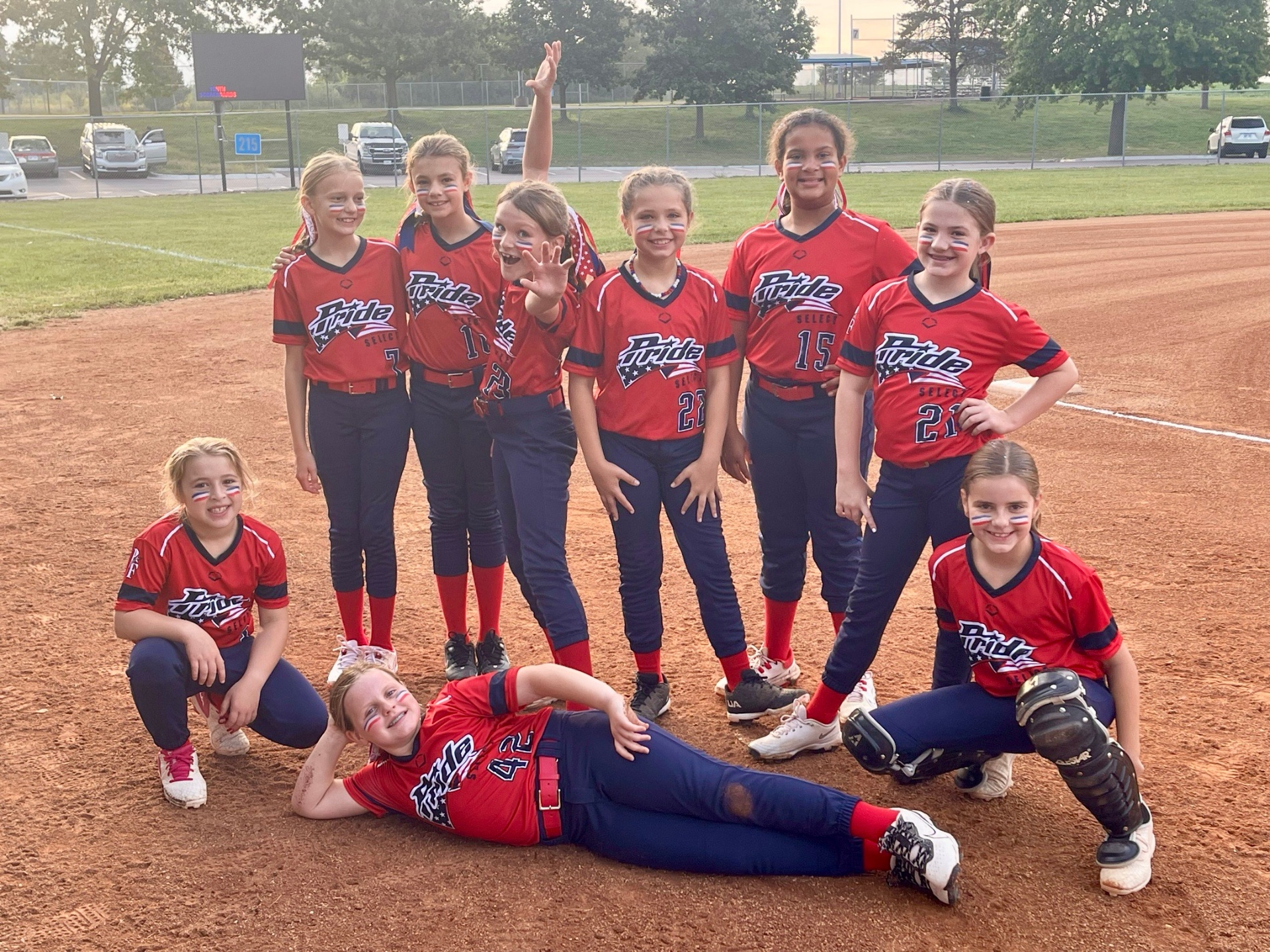 Pride 10U Keith team on the field
